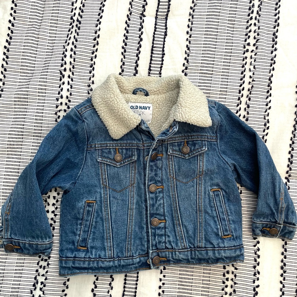 Denim Jacket with Sherpa Lining